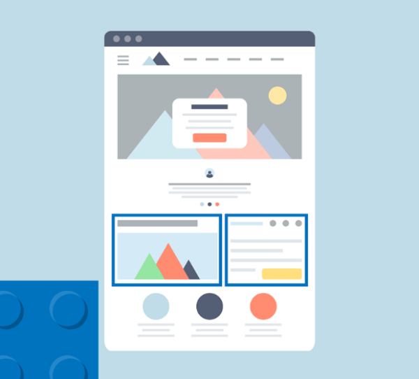 Modular Combination Website Template